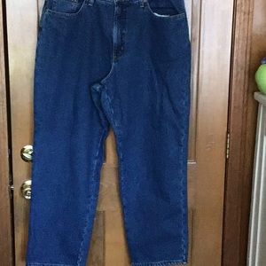 L.L. Bean Double L Flannel Lined Jeans